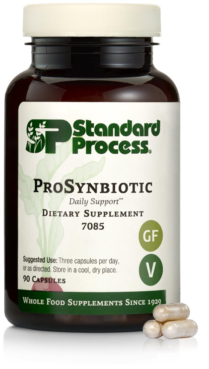 Standard Process ProSynbiotic - Whole Food Bowel, Immune Support, Digestion and Digestive Health with Bifidobacterium, Chicory Root, Lactobacillus Acidophilus, Standard Process Inc. buy supplements canada
