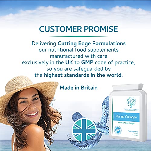 Marine Collagen 600mg 60 Capsules - Highly Bioavailable Naticol® Type 1 swiss bioenergetics buy supplements canada
