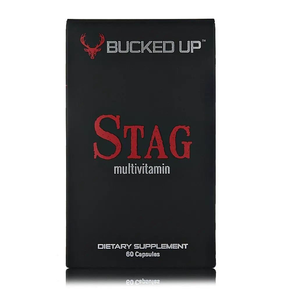 Stag Multivitamin - Men - Full Spectrum Vitamin Formula - Vitality, Immunity and Muscle Function (60 Capsules) Bucked Up buy supplements canada