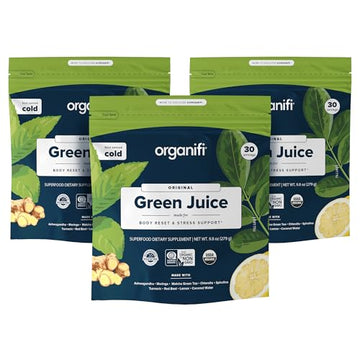 Organifi Green Juice - Organic Superfood Powder - 90-Day Supply - Organic Vegan Greens Organifi buy supplements canada