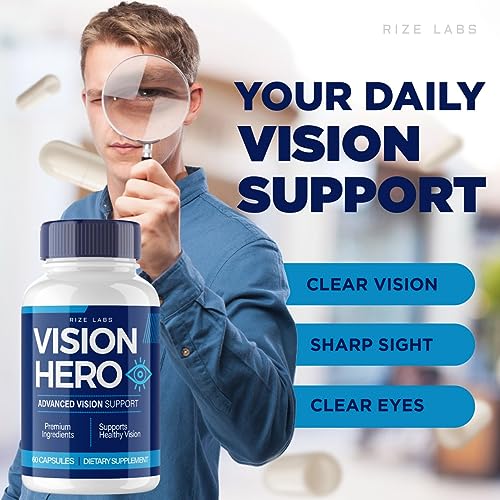 (5 Pack) Vision Hero Capsules - Vision Hero Eye Health Supplement for Healthy rize labs buy supplements canada