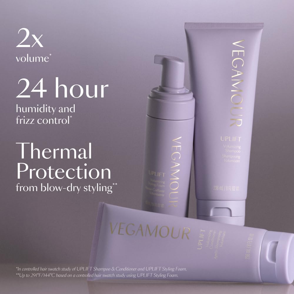 VEGAMOUR UPLIFT Volumizing Conditioner For fine, flat & thinning hair, Provides Volume & Resists Humidity, Non Sticky Formula, Bouncy Soft Hair VEGAMOUR buy supplements canada