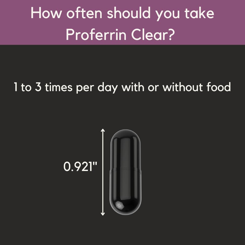 Proferrin Clear Heme Iron Supplement, 90 Capsules- Superior Absorption, Easy on The Gut, Natural, Made in The US Proferrin buy supplements canada