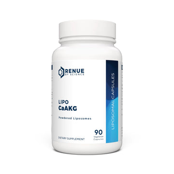 RENUE by SCIENCE CA AKG Supplement | High Strength Liposomal Calcium AKG | 90 Calcium Alpha-Ketoglutarate Capsules - 300mg CA AKG per Serving CA-AKG Supplement | Non-GMO & Made in The USA Renue By Science buy supplements canada
