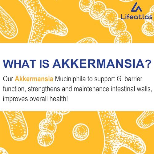300 Billion AFU Akkermansia Muciniphila - Live Akkermansia Probiotics for Women & Men Lifeatlas buy supplements canada