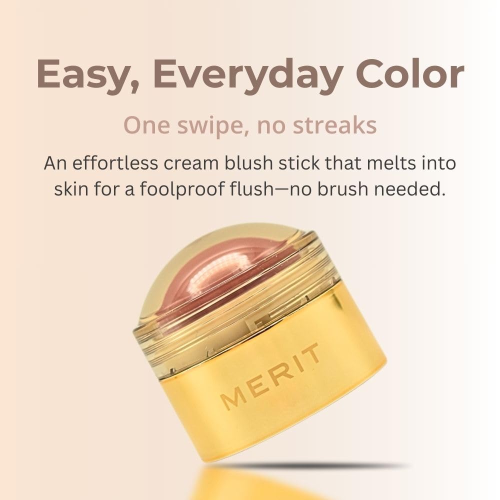 MERIT Flush Balm Cream Blush – Archival Cool Mauve | Hydrating Radiant Cheek & Lip Tint Stick with Vitamin E | Lightweight, Buildable, Vegan & Cruelty-Free Blush Merit buy supplements canada
