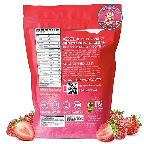 XEELA Plant Based Vegan Protein Powder - Independently Tested - 25g High Protein XEELA buy supplements canada