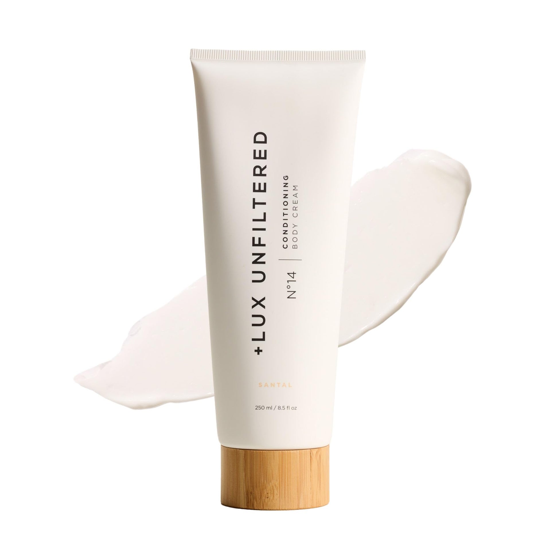 '+ Lux Unfiltered Tall Pour N°14 Body Lotion for Women - Moisturizing Body Cream with Jojoba, Squalane, Shea Butter, Vitamin C & Hyaluronic Acid - Hydrating Body Lotion, Non-Greasy - Santal + Lux UnfilteredBuy Supplements Australia