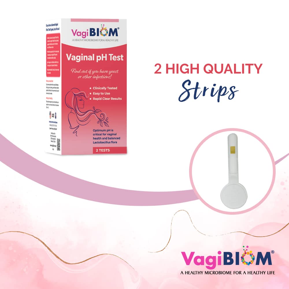 VagiBiom Vaginal pH Tester: Balanced and Healthy Vaginal microbiome ensures Optimum pH VagiBiom buy supplements canada