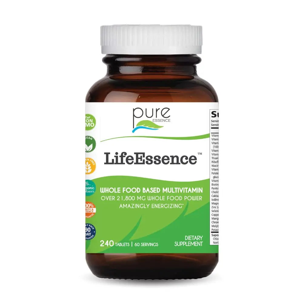 PURE ESSENCE LABS LifeEssence Multivitamin for Women and Men - Natural Herbal Supplement - Vitamin D, Vitamin D3, Vitamin B12 PURE ESSENCE LABS buy supplements canada