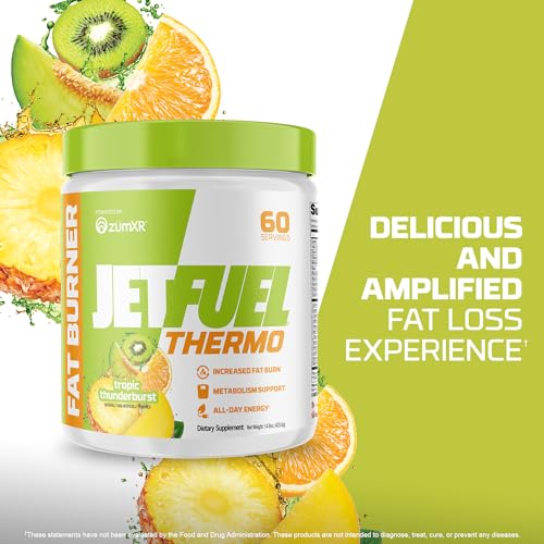 GAT SPORT JetFuel Tropic Thunderburst Thermo Powder for Fat Burning, ZumXR Caffeine GAT SPORT buy supplements canada