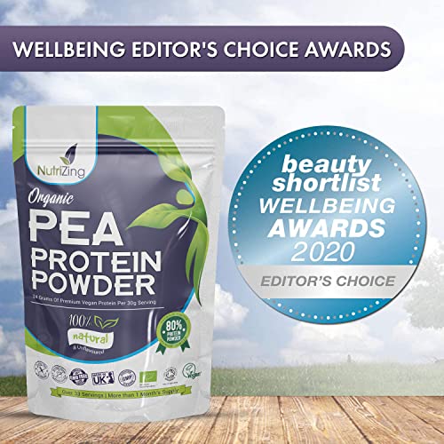 Award Winning Vegan Pea Protein Powder - Organic & Pure - Canadian Peas - No Soy, No Gluten NutriZing buy supplements canada