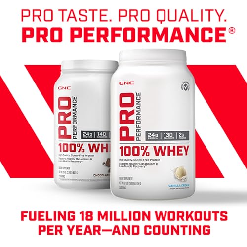 GNC Pro Performance 100 Whey Protein - Banana Cream 1.86 lbs. GNC buy supplements canada
