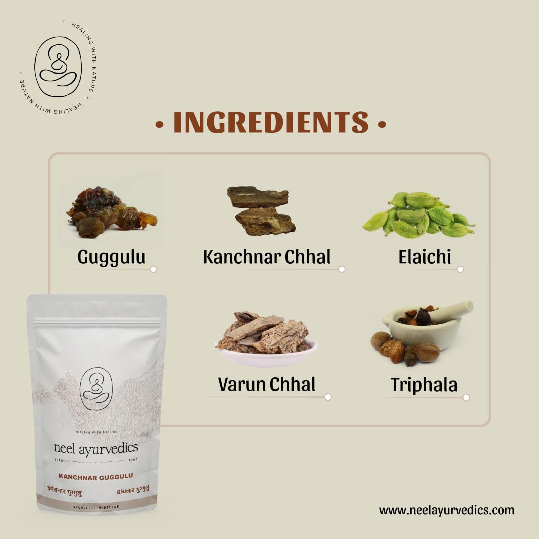 Neel Ayurvedics Kanchnar Guggulu - 300 Tab Neel Ayurvedics buy supplements canada