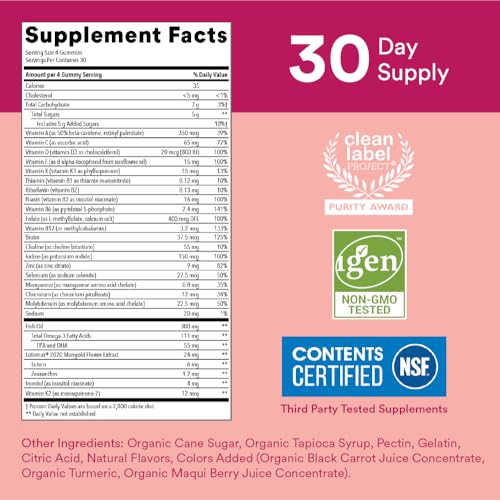 SmartyPants Teen Girl Multivitamin Gummies: Omega 3 Fish Oil (EPA/DHA), Vitamin D3 SmartyPants buy supplements canada