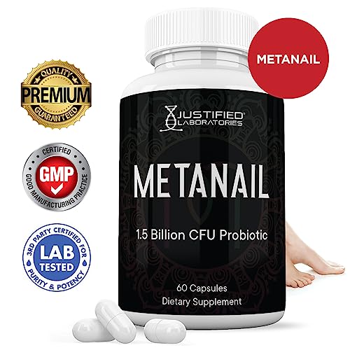 Justified Laboratories (2 Pack) Metanail 1.5 Billion CFU Probiotic Nail Support 120 Capsules Justified Laboratories buy supplements canada