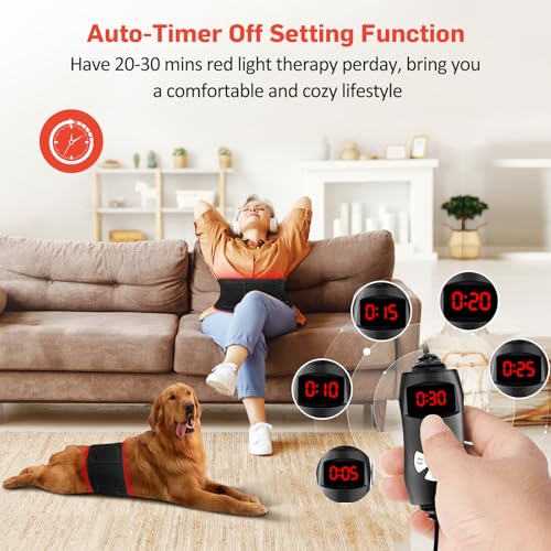 Red Light Therapy for Body, Infrared Light Therapy for Shoulder Waist Muscle Pain Relief GMOWNW buy supplements canada