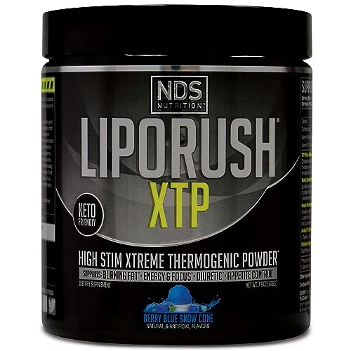 LIPORUSH NDS Nutrition XTP Thermogenic Fat Burner with L-Carnitine - Energy, Focus LIPORUSH buy supplements canada