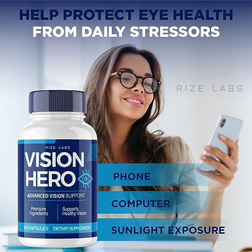 (5 Pack) Vision Hero Capsules - Vision Hero Eye Health Supplement for Healthy rize labs buy supplements canada