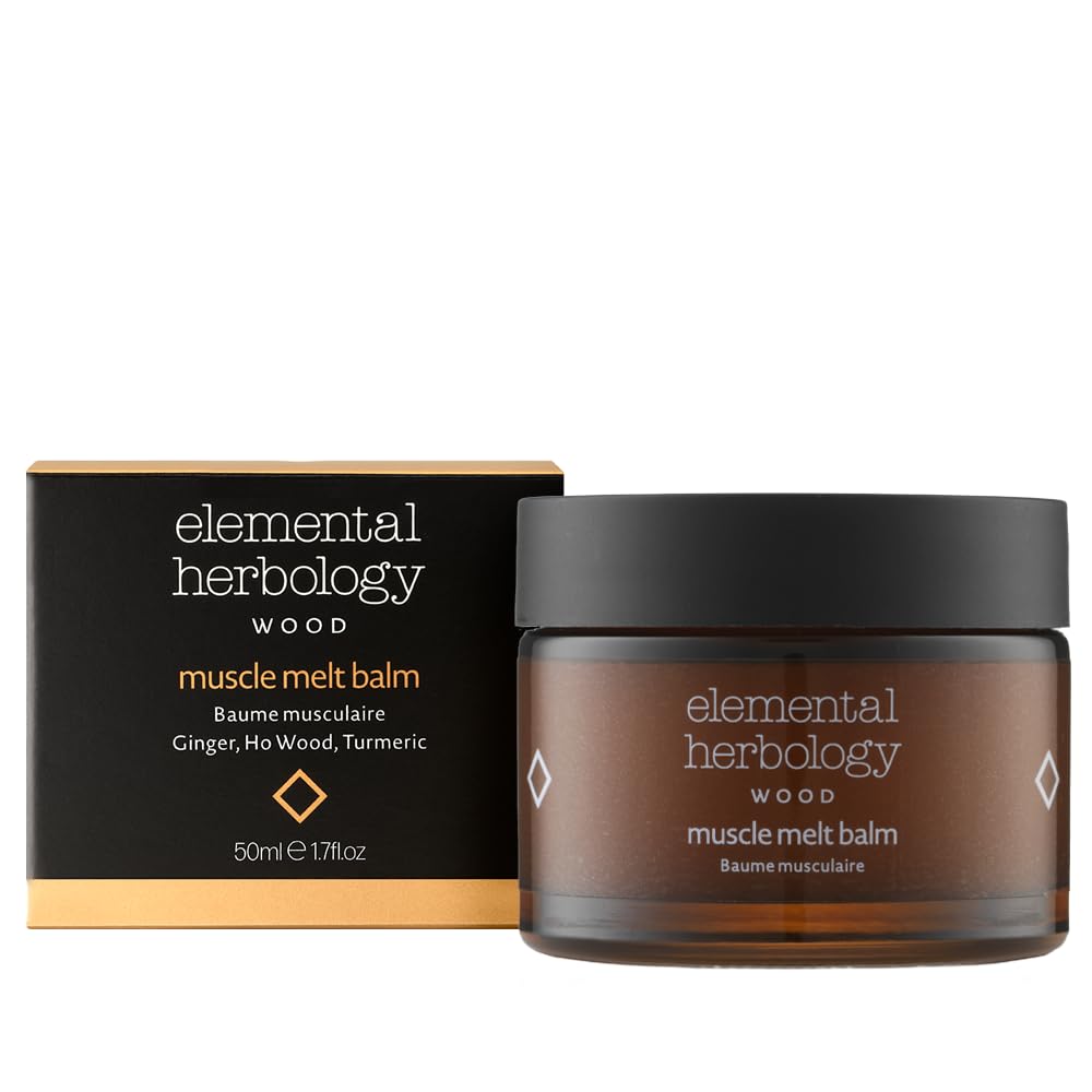Elemental Herbology Muscle Melt Body Balm 1.7 fl oz – Warming with Ginger, Ho Wood & Turmeric – Comforting Botanical Treatment for Massage & Post-Activity Relaxation Elemental Herbology buy supplements canada