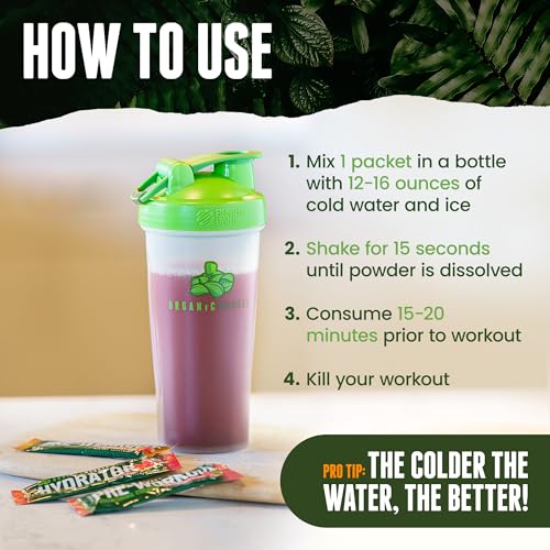 Organic Muscle Superfood Pre Workout Powder for Men & Women, Passionfruit Guava Organic Muscle buy supplements canada