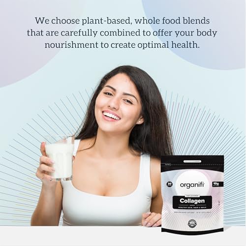 Organifi Collagen Powder - Fuller Hair, Stronger Nails, and Radiant Skin - Replenish Organifi buy supplements canada