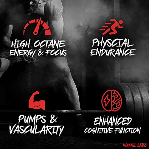 Insane Labz Psychotic, High Stimulant Pre Workout Powder, Extreme Lasting Energy Insane Labz buy supplements canada