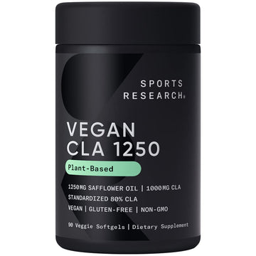 Sports Research Vegan CLA - 1250mg with Active Conjugated Linoleic Acid for Men Sports Research buy supplements canada