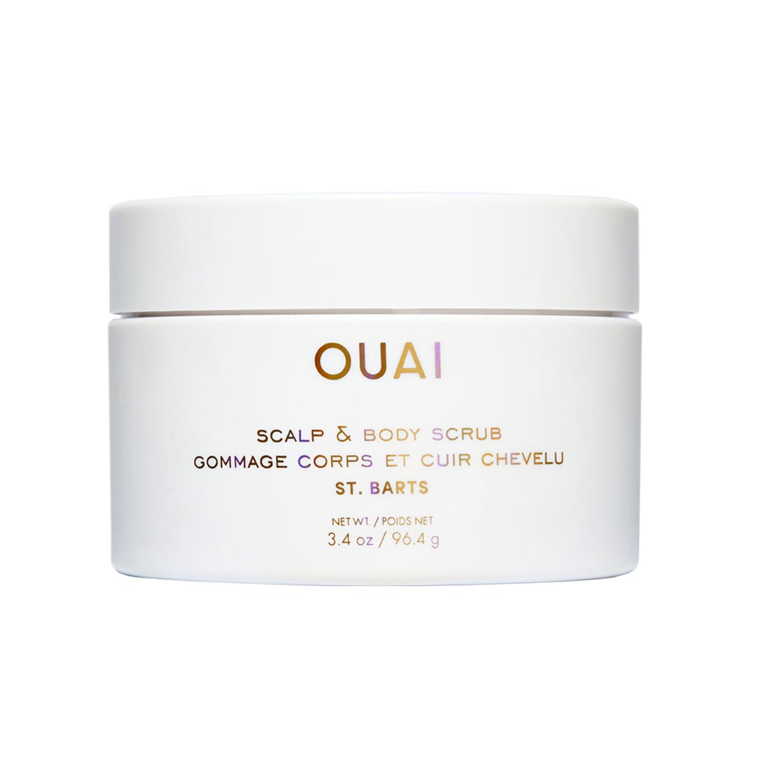 OUAI Scalp & Body Scrub, St. Barts Travel Size - Exfoliating Body Scrub with Sugar & Coconut Oil Blend for Smooth, Moisturized Skin - Gentle Scalp Exfoliator for Removing Product Build Up (3.4 oz) OUAI buy supplements canada