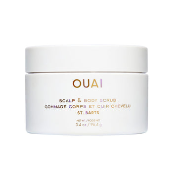 OUAI Scalp & Body Scrub, St. Barts Travel Size - Exfoliating Body Scrub with Sugar & Coconut Oil Blend for Smooth, Moisturized Skin - Gentle Scalp Exfoliator for Removing Product Build Up (3.4 oz) OUAI buy supplements canada