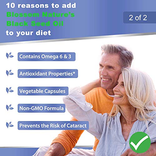 Black Seed Oil Capsules 1000mg - Premium Black Cumin Seed Oil Capsules - Black Seed Blossom Nature buy supplements canada
