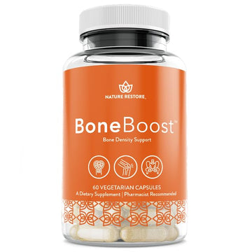 Nature Restore BoneBoost, Natural Bone Health Supplement, 60 Capsules, Manufactured in USA, Non GMO, Gluten Free Nature Restore buy supplements canada