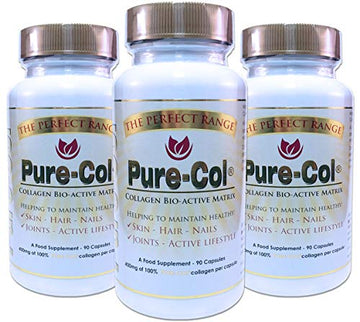 Pure-Col Pure Collagen Bio-Active Matrix Capsules The Perfect Range buy supplements canada