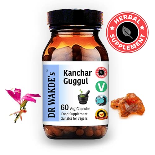 DR WAKDE's Kanchnar Guggul (60 Veg Caps, Ayurvedic Supplement, Vegan, Herbal, Natural, Made in the UK) DR WAKDE's buy supplements canada