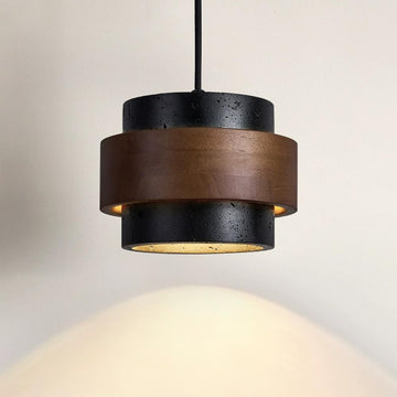 JIANGXMF Nordic Natural Travertine Pendant Light Wabi-sabi Stone Chandelier Retro Industry Hanging Ceiling Lamp for Bedroom Bedside Study Dining Table Lighting (Black) JIANGXMF buy supplements canada