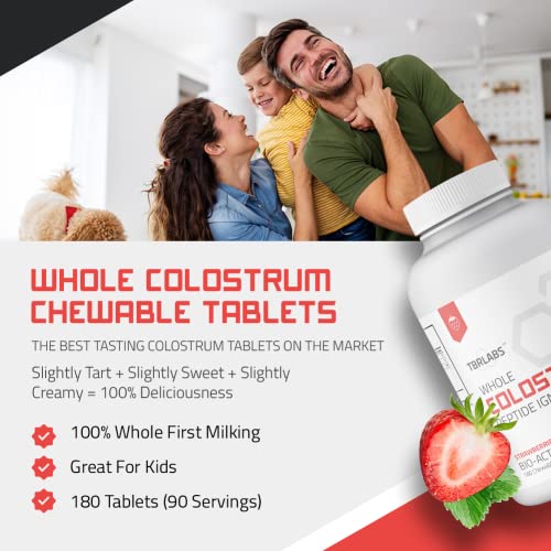 Bovine Colostrum Chewable Tablets - TBR Labs - with Immunoglobulins and Lactoferrin TBR Labs buy supplements canada