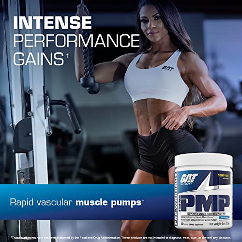 GAT SPORT PMP (Peak Muscle Performance), Pre-Workout, 30 Servings (Blue Raspberry GAT SPORT buy supplements canada