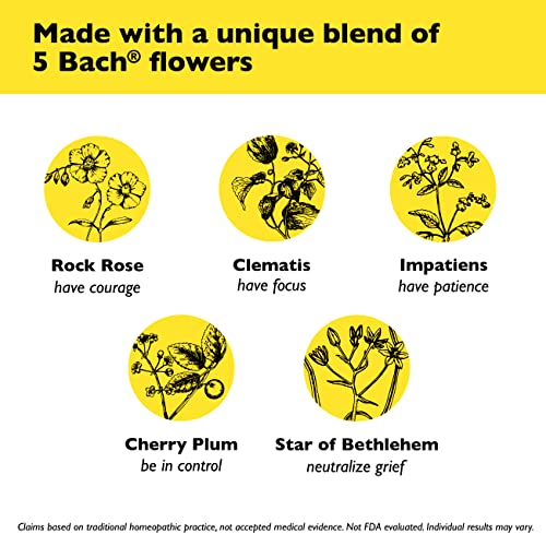 Bach RESCUE PEARLS, Natural Orange Vanilla Flavor, Natural Stress Relief, Homeopathic Flower Essence RESCUE buy supplements canada