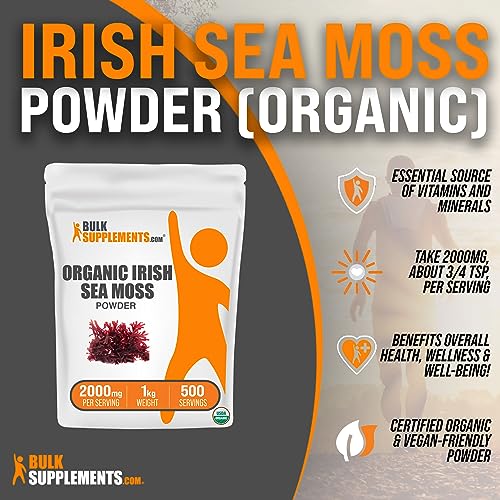 BULKSUPPLEMENTS.COM Organic Irish Sea Moss Powder - Sea Moss Supplement BULKSUPPLEMENTS.COM buy supplements canada