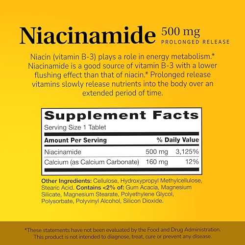 21st Century Niacinamide 500 mg Prolonged Release Tablets, 110 Count 21st Century buy supplements canada