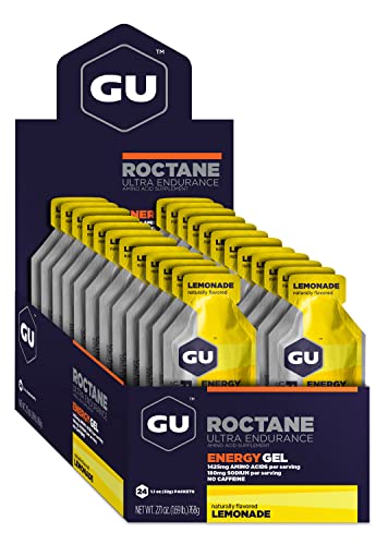 GU Energy Roctane Ultra Endurance Energy Gel, 24-Count, Lemonade GU Energy buy supplements canada