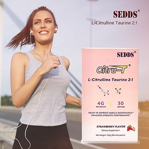 SEDDS L-Citrulline Taurine 2:1, Strawberry-Flavored L Citrulline Powder Citrulline Supplements SEDDS buy supplements canada