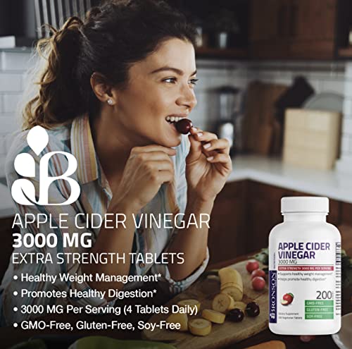Bronson Apple Cider Vinegar 3000 MG per Serving Extra Strength - Non-GMO, 200 Vegetarian Bronson buy supplements canada