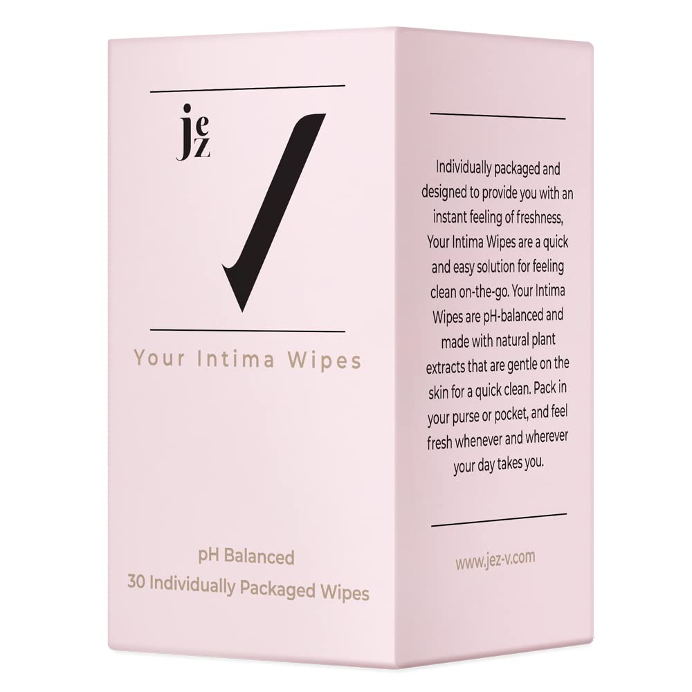 Jez Your Intima Wipes 30-Pack - Women's Feminine Care, Hygiene Products On the Go JEZ buy supplements canada
