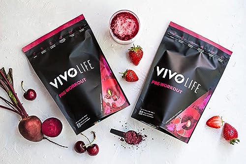 Vivo life - Pre-Workout Energy Drink Supplement, Improve Performance, Guarana Natural Vivo life buy supplements canada