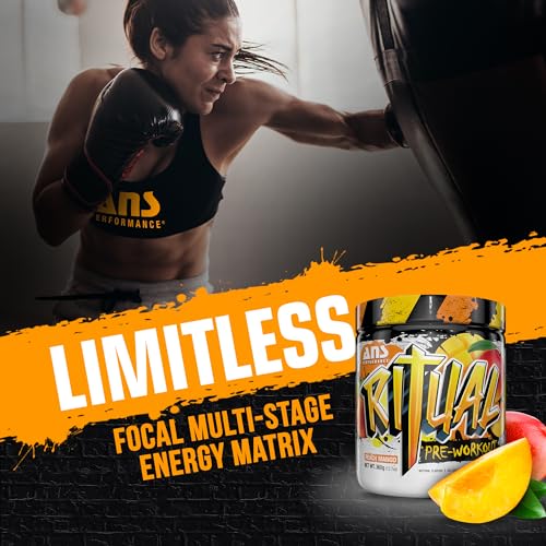 ANS Performance Ritual Pre Workout (30 Servings, 12.7 oz) - Complete Preworkout Formula ANS Performance buy supplements canada