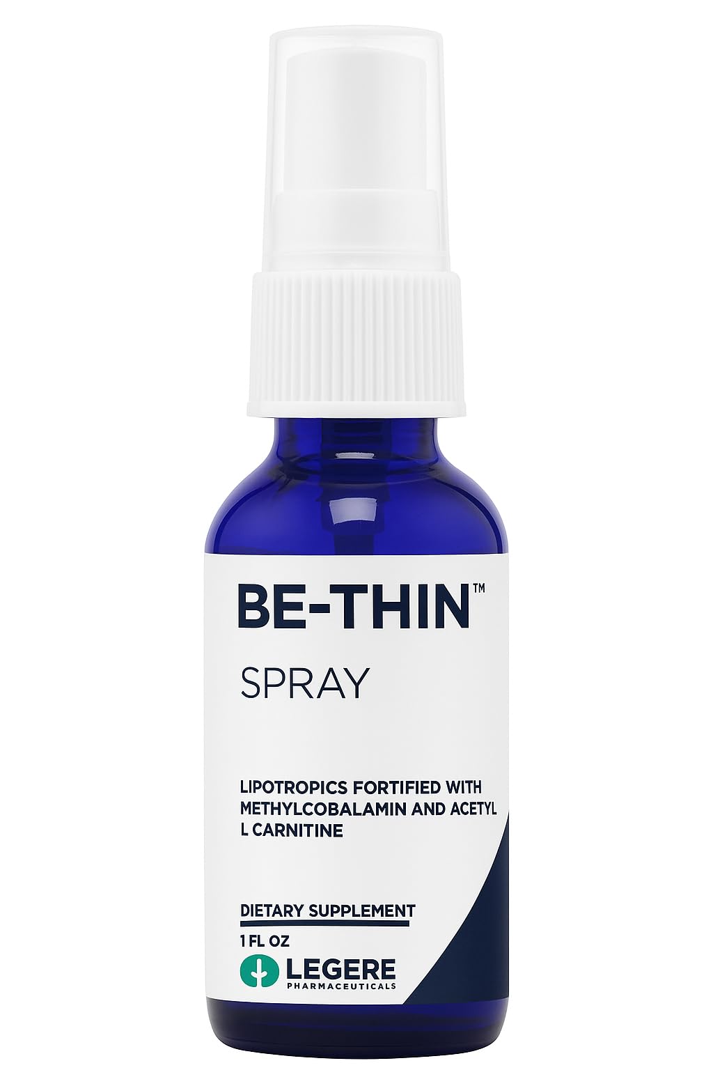 ES Global Brands Legere Pharmaceuticals Be-Thin Nutrient & Energy Support Spray – MIC Spray, Methionine, Inositol, Choline, Amino Acids, B12, – Wellness & Clean Energy, 1 fl oz ES Global Brands buy supplements canada