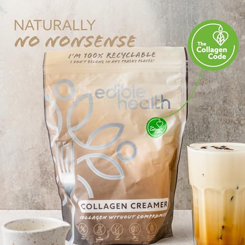 High Protein Bovine Collagen Creamer, Great With Coffee, Hot Chocolate, Smoothies & Porridge Edible Health buy supplements canada