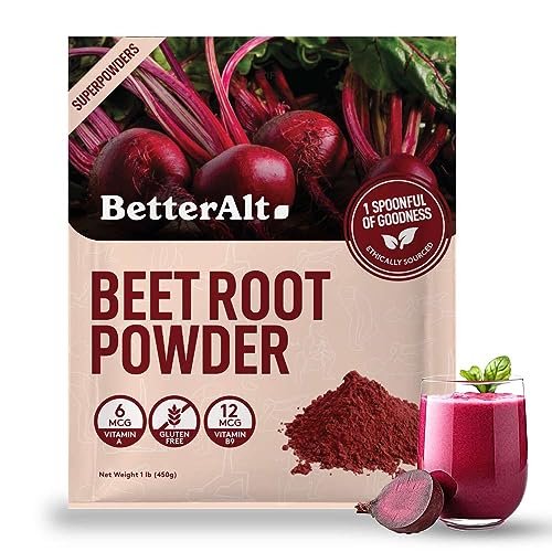Better Alt Beet Root Powder - 16oz, 100% Natural Nitric Oxide Booster, Beet Juice Powder Better Alt buy supplements canada